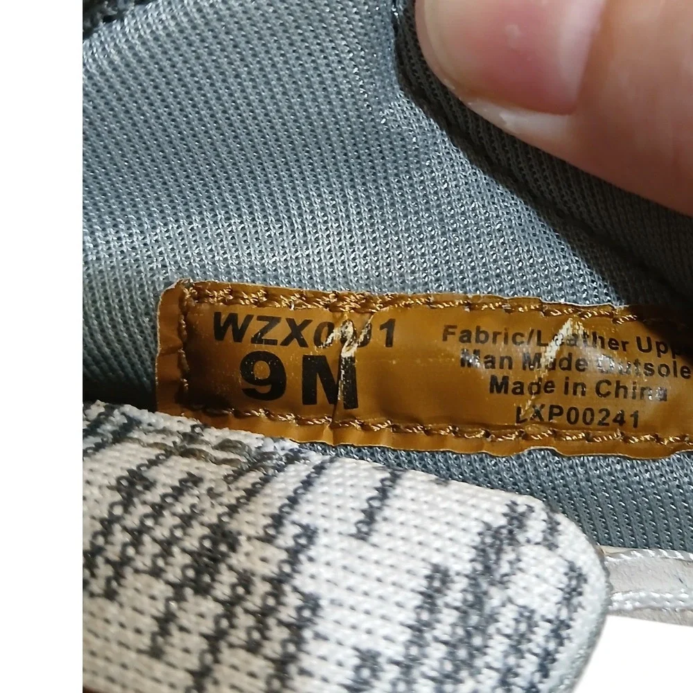 Twisted X Mens Size 9M Eco-Tred Fabric Leather Upper Boat Shoes Casual Lace Up